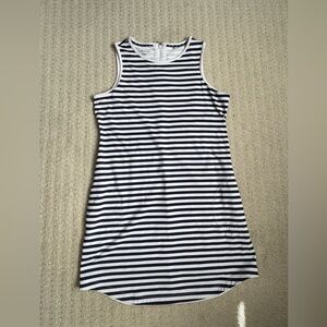 Tommy Bahama IslandZone SPF Navy and White Striped Mini Dress